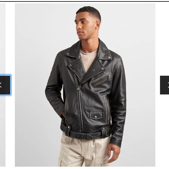 Wilsons Leather Moto Jacket (Medium) - Picture 3 of 8